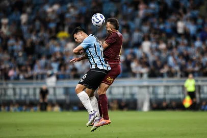 PORTO ALEGRE, RS, BRASIL, 02-12-2025: Grêmio vs Fluminense, na Arena, pelo Brasileirão Série A 2025. Fotos: Renan Mattos/Agência RBS<!-- NICAID(16179039) -->