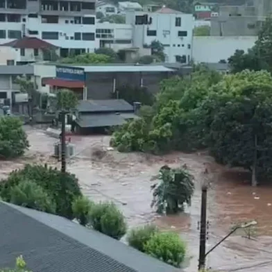 Chuva em SC - Quilombo. Foto: CBMSC/Divulgação<!-- NICAID(15586920) -->