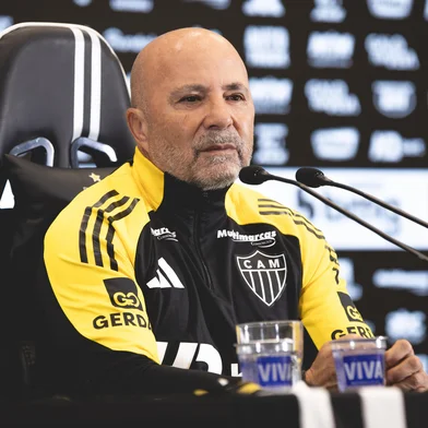 Apresentação do técnico Jorge Sampaoli  no Atlético-MG<!-- NICAID(16118538) -->