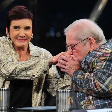 Jô Soares recebe Lucia Hippólito<!-- NICAID(15462249) -->