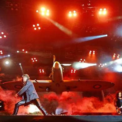 PORTO ALEGRE, RS, BRASIL - 09.10.2019 - A banda britânica Iron Maiden faz show na Arena do Grêmio. (Foto: Félix Zucco/Agencia RBS)<!-- NICAID(14284149) -->