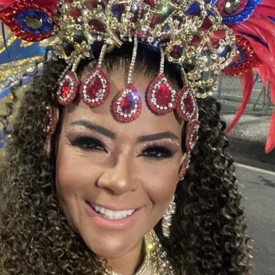 Deise Nunes no desfile da Escola de Samba União da Ilha do Governador, no Rio de Janeiro.<!-- NICAID(15354451) -->
