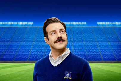 Ted Lasso, série da Netflix que retrara a história de um treinador de futebol inglês<!-- NICAID(16275391) -->