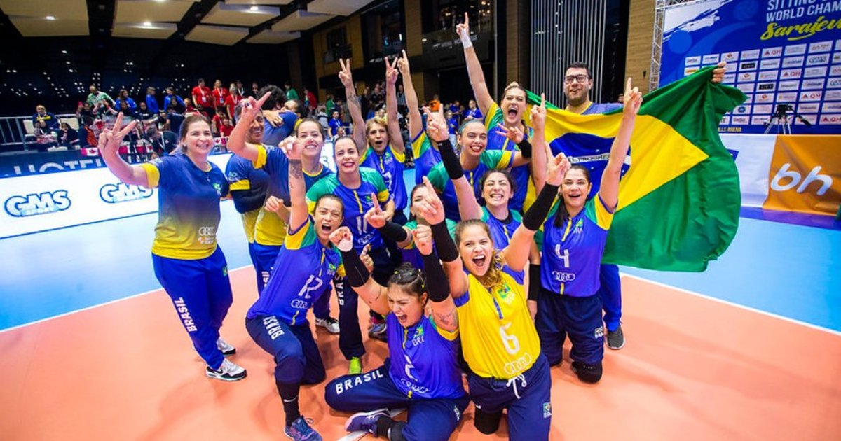Brasil vence o Canadá e é campeão mundial feminino de vôlei sentado | GZH