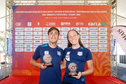 Lucas Alba, Cibelle Jungblut, natação