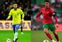 Jogadores brasileiros e portugueses são os que tiveram mais minutos em campo antes da Copa do Mundo