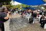 Grupo faz manifestação contra projeto que regulamenta feiras ecológicas de Porto Alegre