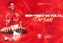 Inter anuncia o retorno de Taison