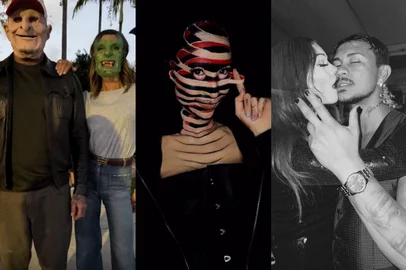 Famosos comemoram o Halloween<!-- NICAID(15904623) -->
