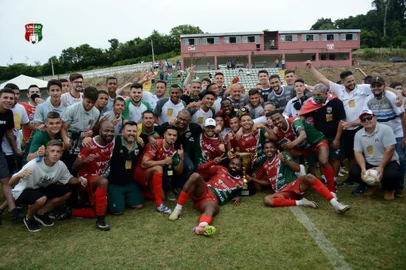 Divisão de Acesso: União Frederiquense conquista vaga no Gauchão 2022. Foto: Thiago Henrique / União Frederiquense / Divulgação<!-- NICAID(14943533) -->