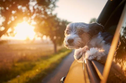 Happy lap dog enjoying summer road tripCachorro na janela - Foto: Chalabala/stock.adobe.comIndexador: Jaromir ChalabalaFonte: 637327978<!-- NICAID(15957725) -->