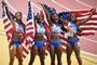 Gabrielle Thomas, Tamari Davis, Twanisha Terry e Sha'Carri Richardson, atletismo