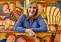 Miriam Postal, a artista passo-fundense que ganhou destaque mundial com suas telas 