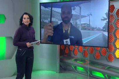 Entrada de Rodrigo Oliveira no Globo Esporte<!-- NICAID(16067618) -->