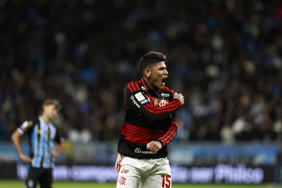 Jeff Botega / Agencia RBS PORTO ALEGRE, RS, BRASIL, 10-05-2026: Grêmio vs Flamengo pelo campeonato Brasileiro Série A 2026, na Arena. Fotos: Jeff Botega/Agencia RBSIndexador: jeff botega<!-- NICAID(16282377) -->