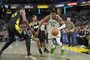 Milwaukee Bucks v Indiana PacersINDIANAPOLIS, IN - NOVEMBER 9: Giannis Antetokounmpo #34 of the Milwaukee Bucks dribbles the ball during the game against the Indiana Pacers on November 9, 2023 at Gainbridge Fieldhouse in Indianapolis, Indiana. NOTE TO USER: User expressly acknowledges and agrees that, by downloading and or using this Photograph, user is consenting to the terms and conditions of the Getty Images License Agreement. Mandatory Copyright Notice: Copyright 2023 NBAE   AJ Mast/NBAE via Getty Images/AFP (Photo by AJ Mast / NBAE / Getty Images / Getty Images via AFP)Editoria: SPOLocal: IndianapolisIndexador: AJ MASTSecao: basketballFonte: NBAE / Getty ImagesFotógrafo: CONTRIBUTOR<!-- NICAID(15594016) -->