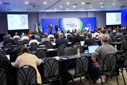 Alexandre Loureiro / COB / Divulgação RIO DE JANEIRO, 12/11/2025 - II Fórum Esporte Seguro<!-- NICAID(16166468) -->