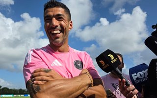 Suárez após treino do Inter Miami<!-- NICAID(16059001) -->