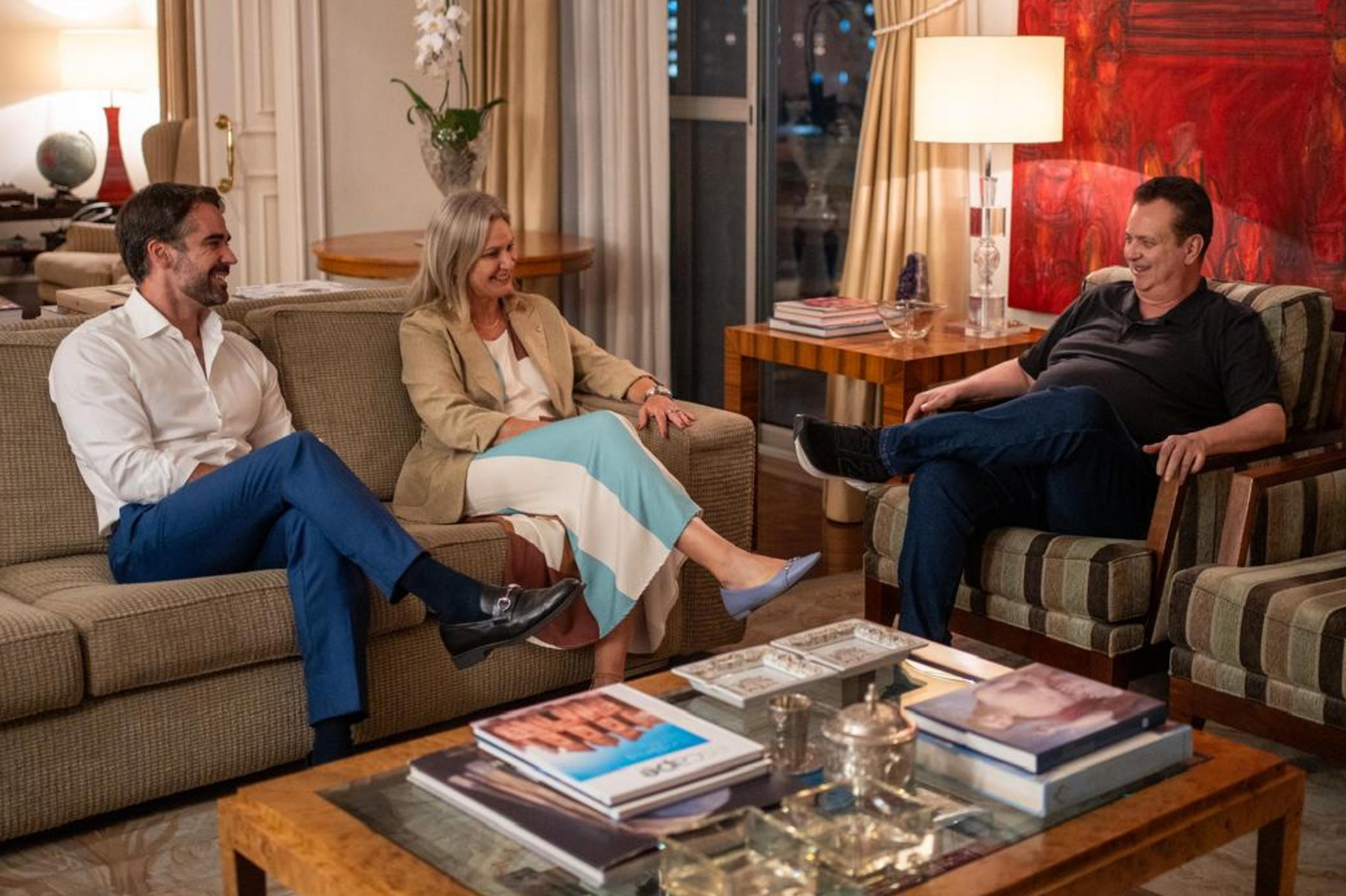 Leite apresenta Paula Mascarenhas a Kassab e conversa sobre sucess&atilde;o