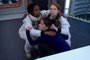 Episode 7. Sophia Walker, Alex Paxton-Beesley and Maya McNair in "Circuit Breakers," premiering November 11, 2022 on Apple TV+.<!-- NICAID(15260471) -->