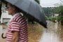 * fotos em baixa * LAJEADO, RS, BRASIL - 2023.11.18 - O Rio Taquari, em Lajeado, ultrapassou a cota de inundação na madrugada deste sábado (18) por causa do intenso volume de chuva das últimas horas, atingindo ruas e casas. <!-- NICAID(15601458) -->
