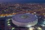 Estádio Al Thumama, em Doha. Um dos estádios da Copa do Mundo de 2022<!-- NICAID(14687598) -->