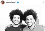Taison lamenta a morte do irmão nas redes sociais