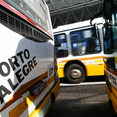Porto Alegre, RS, Brasil - Número de ocorrências de assaltos em ônibus caiu em 95%  de 2016 para 2022 em Porto Alegre. Foto Jonathan Heckler / Agência RBS<!-- NICAID(15245280) -->