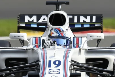 Williams' Brazilian driver Felipe Massa drives during the third practice session at the Spa-Francorchamps circuit in Spa on August 26, 2017 ahead of the Belgian Formula One Grand Prix. / AFP PHOTO / John THYS<!-- NICAID(13113008) -->