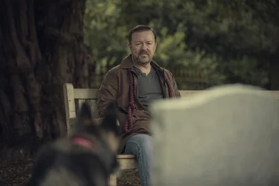 Série "After Life", com Ricky Gervais<!-- NICAID(16176295) -->