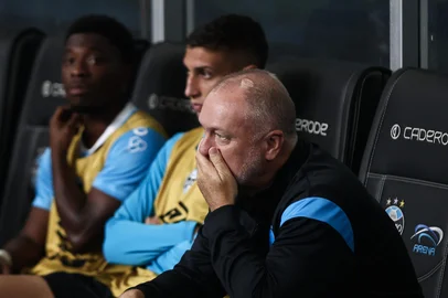 PORTO ALEGRE, RS, BRASIL, 10.05.2025: Grêmio e Bragantin - Brasileirão 2025. Fotos: Jonathan Heckler/Agencia RBS<!-- NICAID(16034607) -->