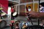 CAXIAS DO SUL, RS, BRASIL, 03/02/2018 - Grupos caxienses se preparam para o Carnaval. NA FOTO: ensaio do Baque dos Bugres. (Marcelo Casagrande/Agência RBS)<!-- NICAID(13397374) -->