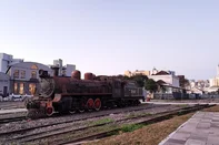 Locomotiva chega à estação férrea de Caxias do Sul<!-- NICAID(16072959) -->