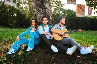 Trio é formado pelos irmãos Gabriela, Diogo e Rodrigo Melim<!-- NICAID(15439337) -->