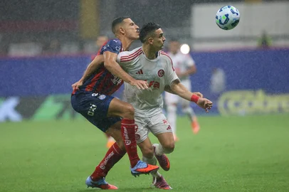 SALVADOR, BA, BRASIL, 22-10-2025: Bahia vs Internacional na Arena Fonte Nova, em Salvador, pelo Campeonato Brasileiro Série A 2025. Foto: Ricardo Duarte/SC Internacional/DivulgaçãoIndexador: ricardo duarte<!-- NICAID(16152066) -->