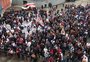 Torcedores do Caxias se mobilizam para acompanhar partida decisiva em telão no Estádio Centenário 