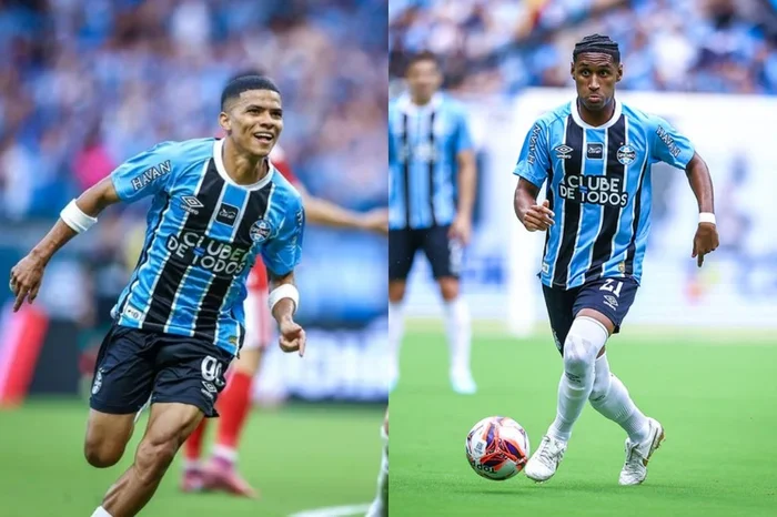 Montagem sobre fotos / Lucas Uebel / Grêmio