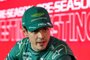 Aston Martin's Brazilian-Italian driver Felipe Drugovich attends a press conference on the first day of Formula One pre-season testing at the Bahrain International Circuit in Sakhir on February 23, 2023. (Photo by Giuseppe CACACE / AFP)Editoria: SPOLocal: SakhirIndexador: GIUSEPPE CACACESecao: motor racingFonte: AFPFotógrafo: STF<!-- NICAID(15525422) -->