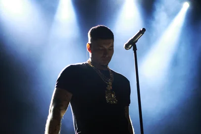 Filipe Ret durante show do Rap In Cena 2022<!-- NICAID(15432934) -->