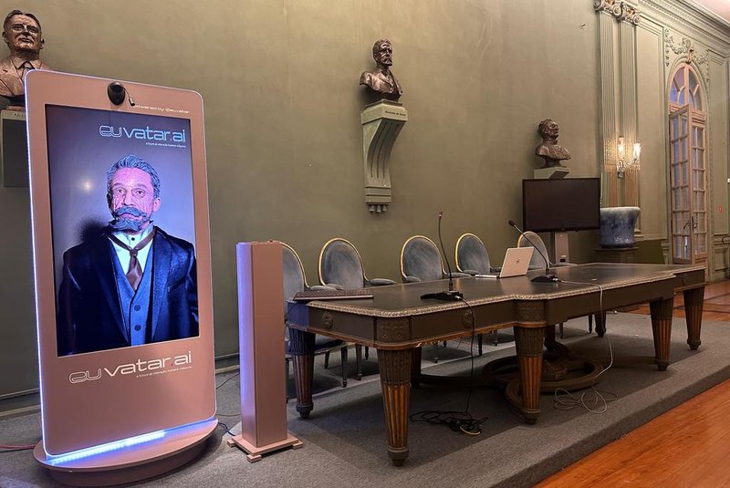 Empresa gaúcha lança tecnologia de avatar humanizado com AI em evento na Academia Brasileira de Letras. É o Euvatar AI.<!-- NICAID(15695970) -->