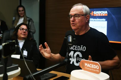 Antônio Carlos Macedo 40 anos na Rádio Gaúcha.Fotos: Ivan Pacheco/Agencia RBS<!-- NICAID(15815097) -->