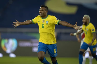 Brasil x Peru pela segunda rodada da Copa América. Lucas Figueiredo/CBFIndexador: Lucas Figueiredo/CBF<!-- NICAID(14812075) -->