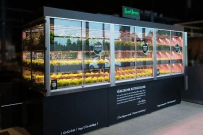 A start-up sueca SweGreenl levou a agricultura para dentro dos supermercados.<!-- NICAID(15885751) -->