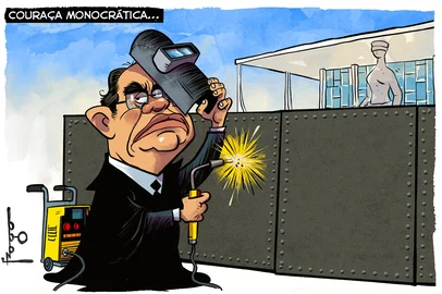 PORTO ALEGRE, RS, BRASIL, 03-12-2025: Charge do Fraga. Foto: Gilmar Fraga/Agência RBS<!-- NICAID(16179801) -->