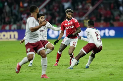 01.06.2025, PORTO ALEGRE, RS, Brasil: Inter x Fluminense pelo Campeonato Brasileiro . Fotos: Renan Mattos/Agencia RBS<!-- NICAID(16050485) -->