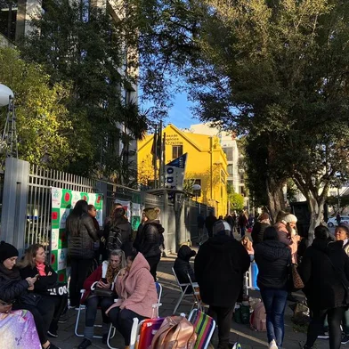 Trabalhadores da Educação Infantil fazem paralisação em Caxias do Sul<!-- NICAID(15454292) -->