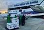 Avião que levava doses de vacina contra a covid-19 para a Bahia atinge jumentos