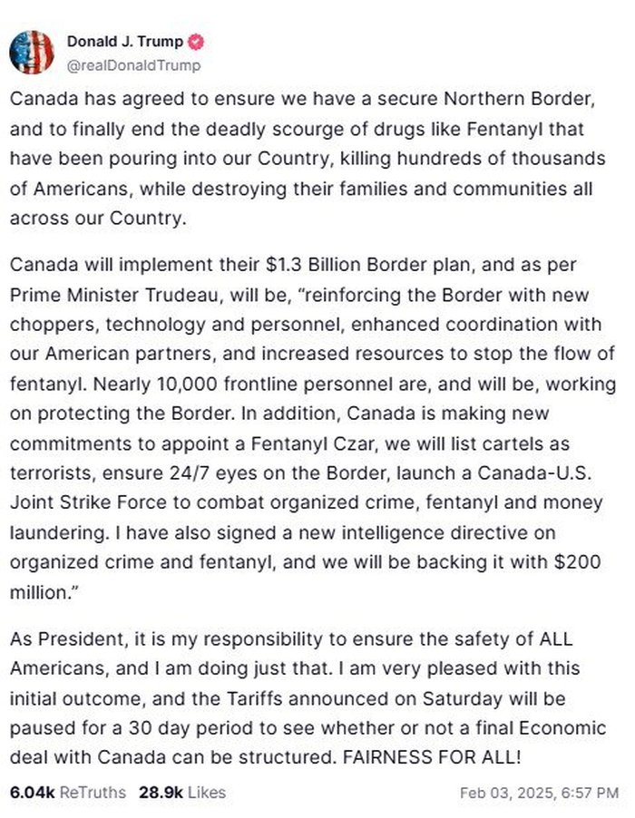 Reprodução / Truth Social Reprodução / Truth Social