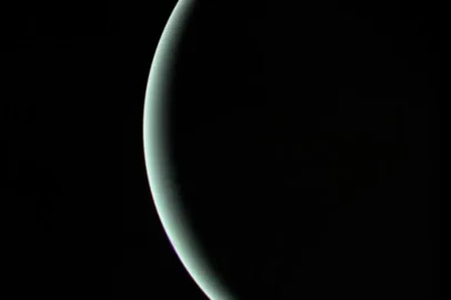 URANO, SISTEMA SOLAR, VIA LÁCTEA, 18-12-1986: Planeta Urano observado pela Voyager 2. Foto: NASA/Divulgação<!-- NICAID(16117385) -->