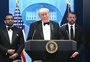 Donald Trump publica foto do suspeito imobilizado pelos agentes e vídeo do ataque